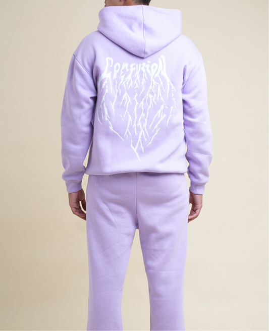 CONFUSION HOODIE ( LAVENDER)